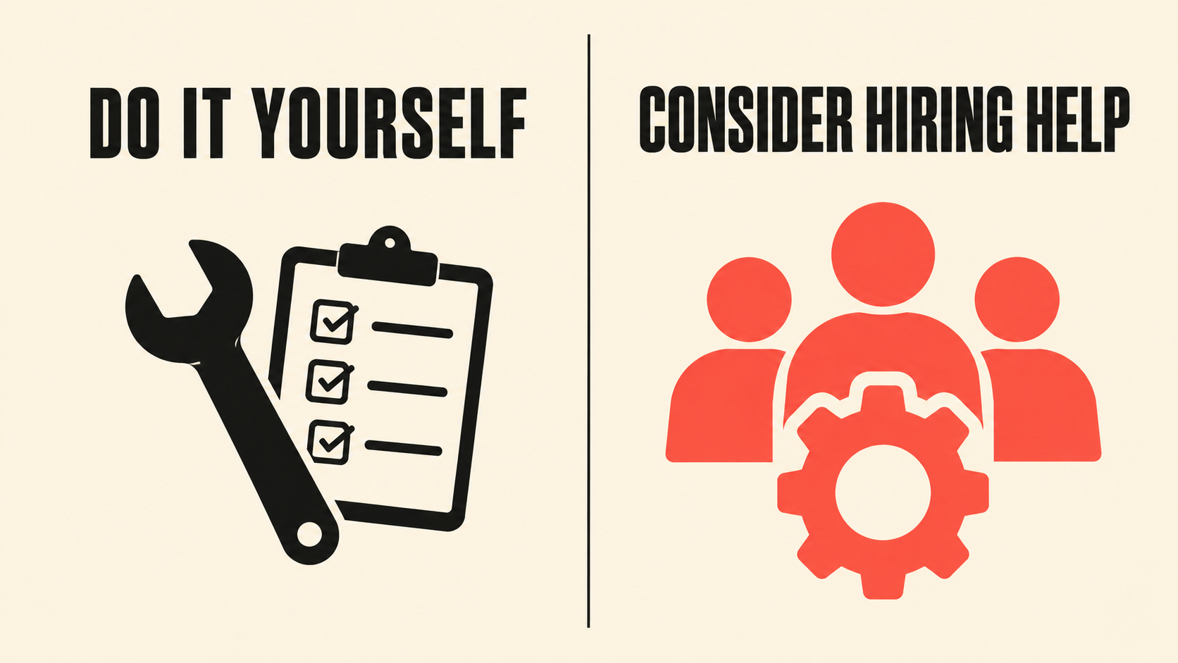 Do it yourself with a checklist, or consider hiring help