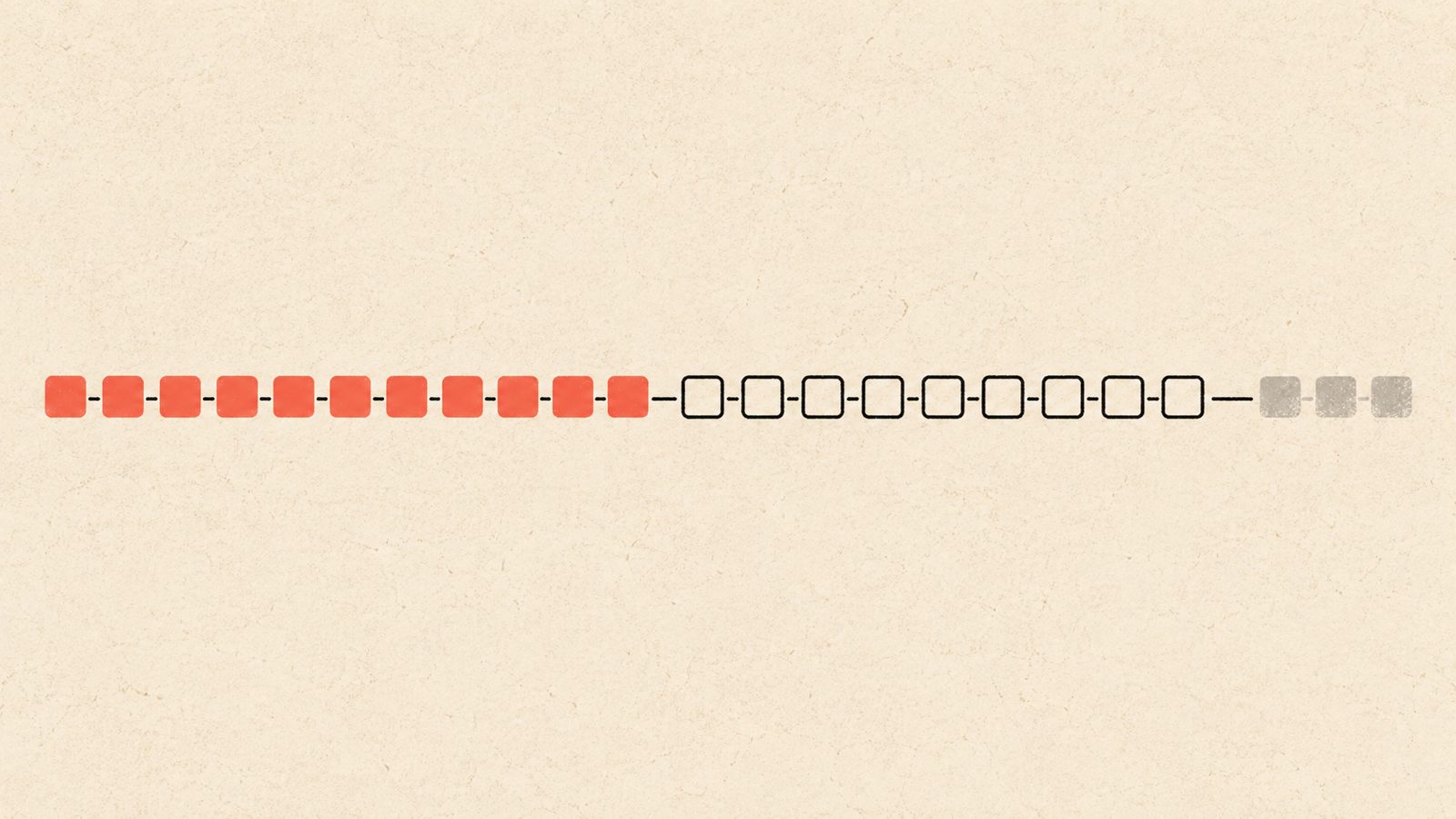 Illustration of inconsistent social media posting over time