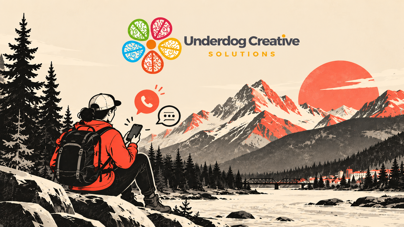 Outdoor guide near Golden, BC contacting Underdog Creative Solutions