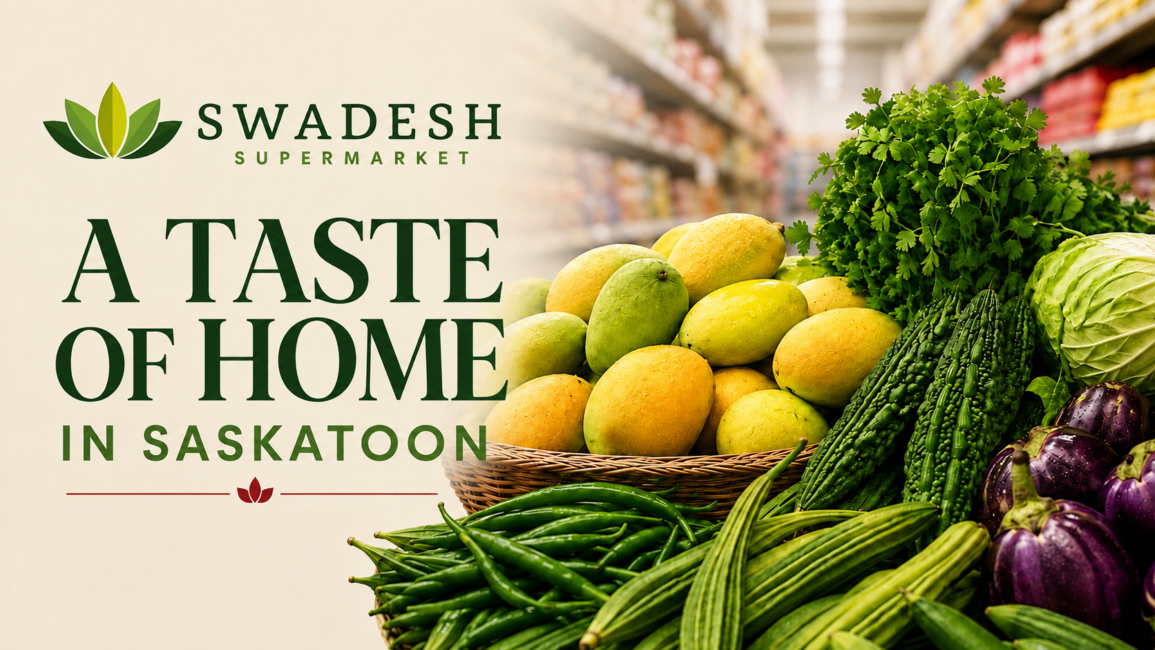 Swadesh Supermarket grocery store website homepage